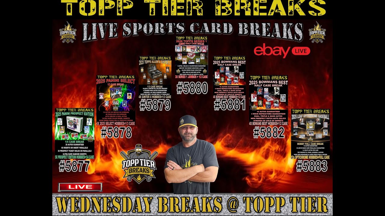 WEDNESDAY NIGHT BREAKS - 2025 BOWMANS BEST REALEASE DAY AND MUCH MORE!!!