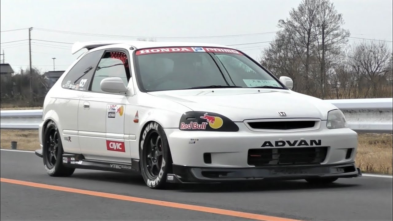 タイプR用B18C型VTECエンジン移植!5穴化＆GT-R純正16インチ履き!EJ1型