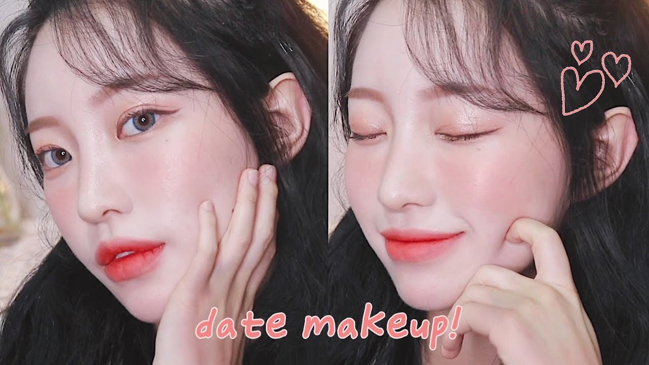 (eng,반존대 주의) 애인이 두 번 반한 데이트 메이크업💕같이 준비해요😗 +요청 많았던 코디까지✨ feat.피부 좋아진 꿀템 추천  | 소윤
