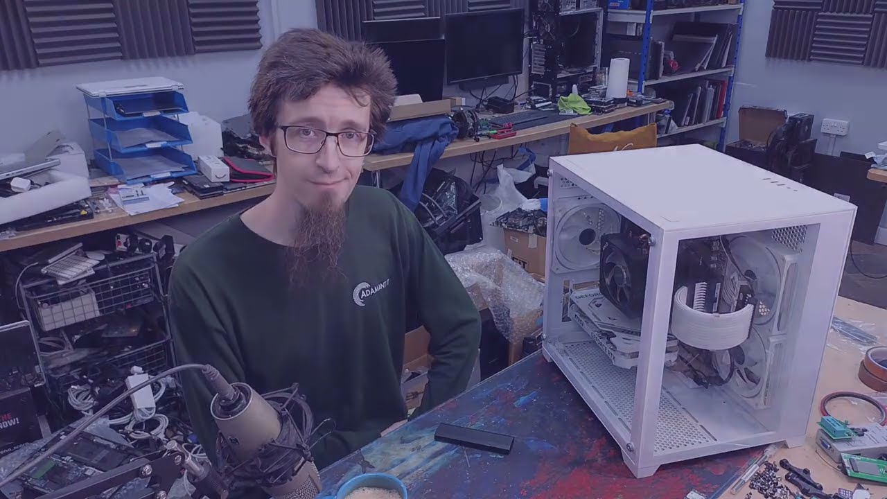 No POST On Sundays, Tidying up an mATX build 