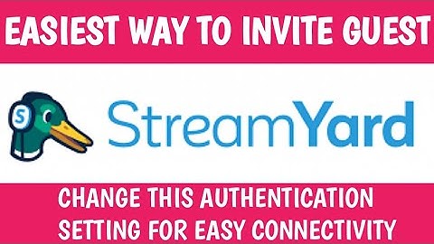 Invite Guest To Streamyard Without Authentication.Easy Login for Guest in Streamyard.Hindi Tutorial