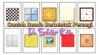 Contoh Benda Berbentuk Persegi Di Sekitar Kita