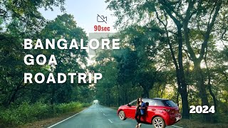 Bangalore to goa raodtrip 2024 | Road condition, food stops, complete drive an tolls