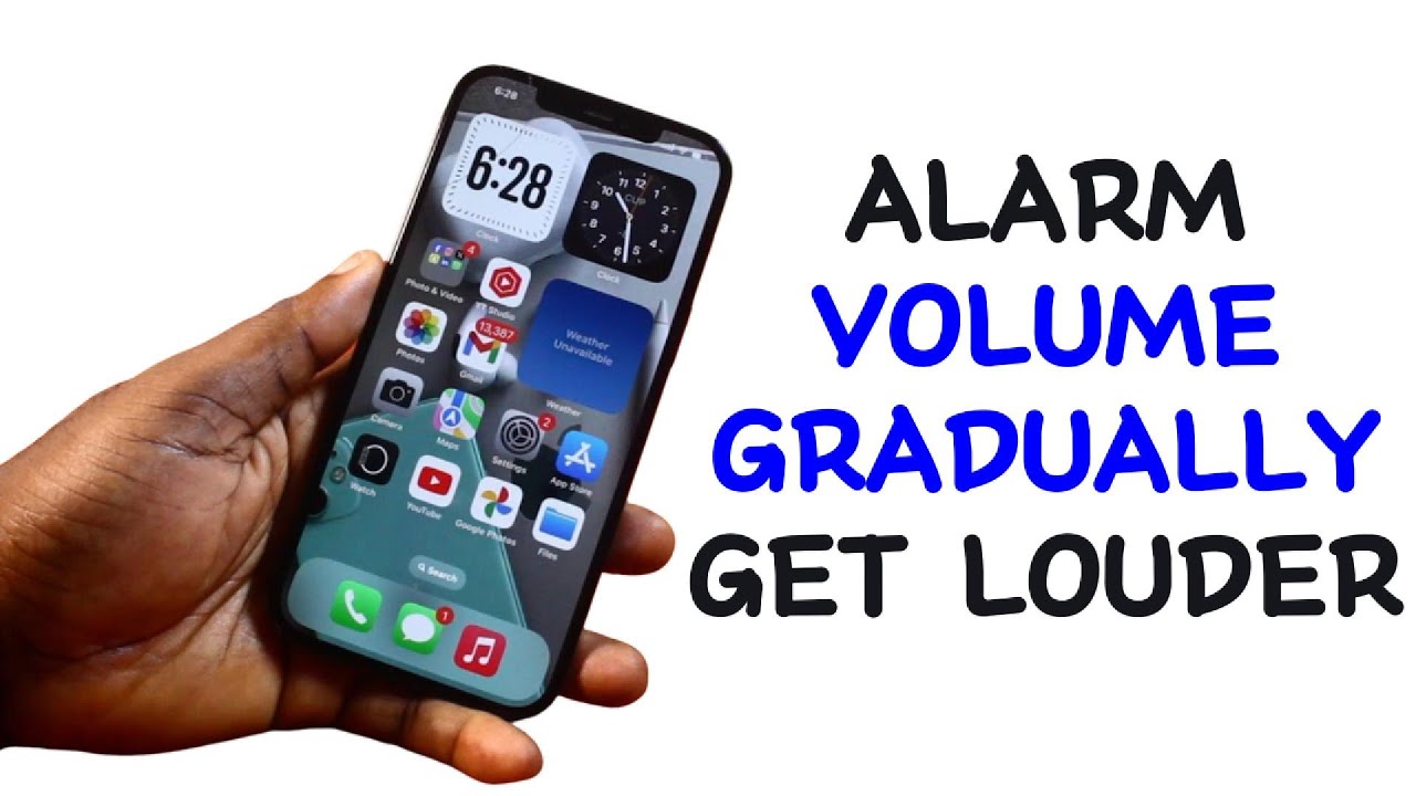 how-to-make-alarm-volume-gradually-get-louder-on-iphone-youtube