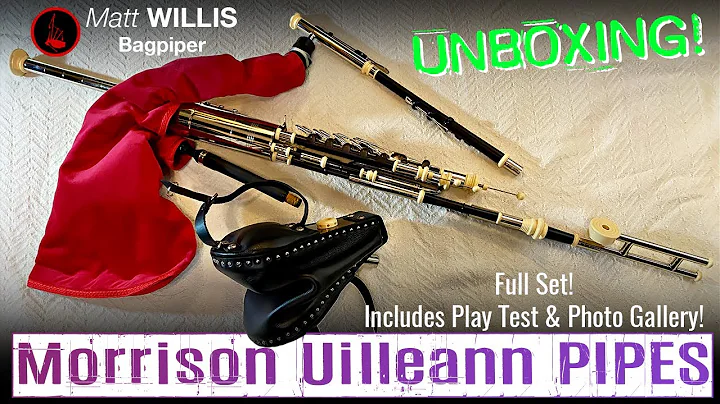 Unboxing! Full Set of Morrison Uilleann Pipes - Pl...