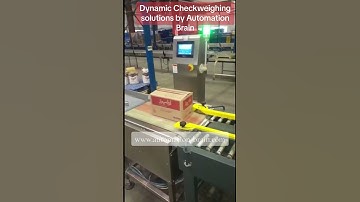 Boost Efficiency with Dynamic Checkweigher Systems by Automation Brain Pvt Ltd!