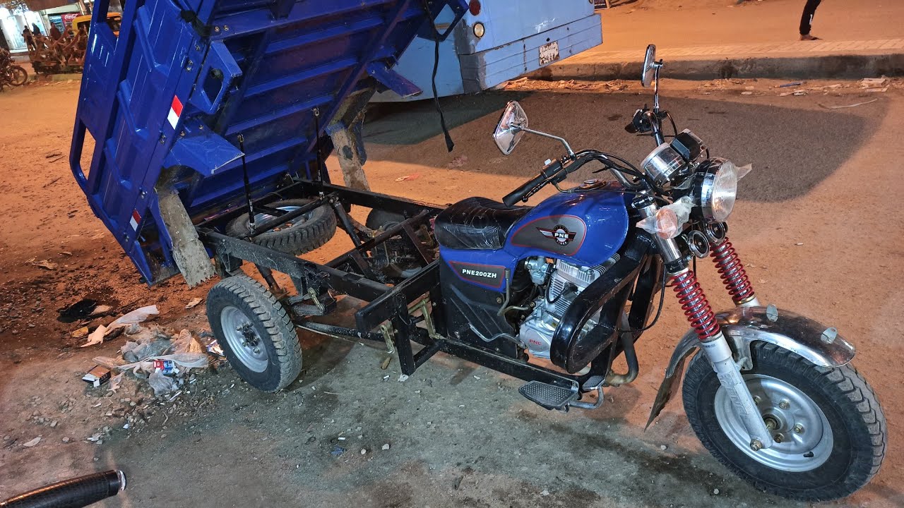 تشحيم تروسيكل cc 200   pne وتربيط التروسيكل بحاله