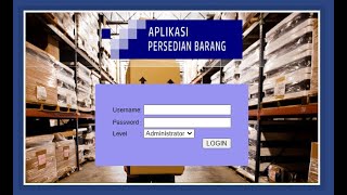 25-Source code Aplikasi Persediaan Barang dengan PHP dan Mysql