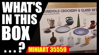 Miniart 1:35 - Household Crockery & Glass Set video