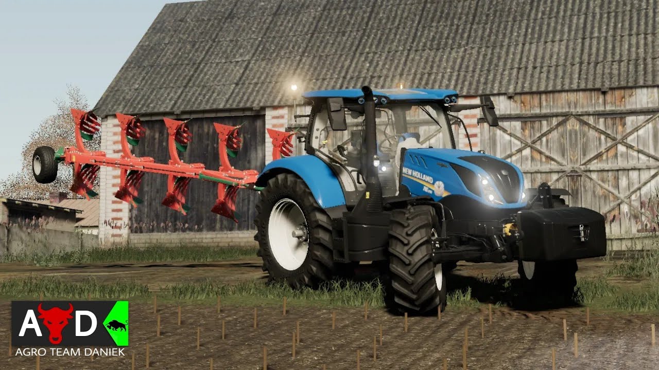 T6 vs 5skib!? Orka pod rzepak! FS19 Kujawsko Pomorskie - YouTube