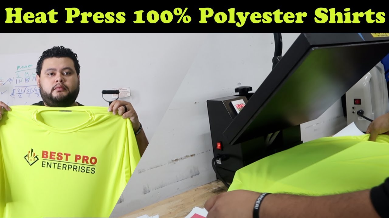 Heat Press - How to Heat Press For Shirts on 3 Types of Fabric 