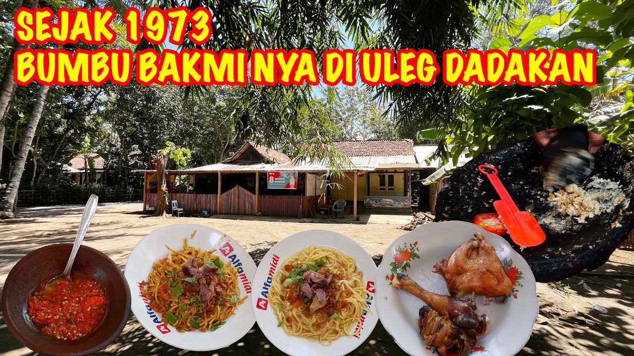 BAKMI JAWA YANG BUMBU NYA DIULEG DADAKAN SEJAK 1973 // BAKMI MBAH TUSIYEM
