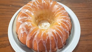 Lemon Cream Cheese Pound Cake With Lemon Glaze | Thanksgiving Recipe