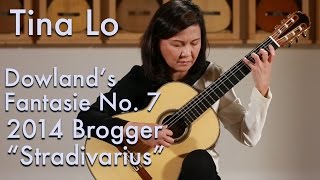 Dowland Fantasie No. 7 - Tina Lo plays Brogger 'Stradivarius' chords