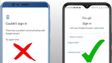 There Was A Problem Communicating with Google Servers Couldn
