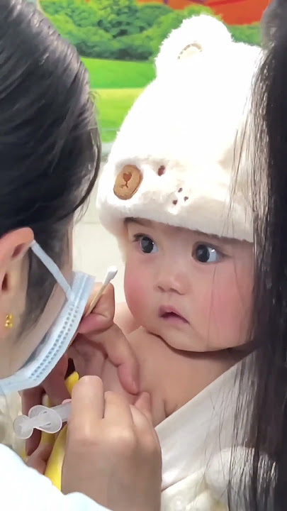 Cute baby injection for the first time 🥹🥹🥹 | Cuteness overload