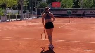 Miki Buzarnescu at the French Open