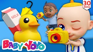 Color Words For Things | Color song | Learn Color | more Nursery rhymes | Baby yoyo by Baby Yoyo - Nursery Rhymes 98,963 views 1 year ago 29 minutes