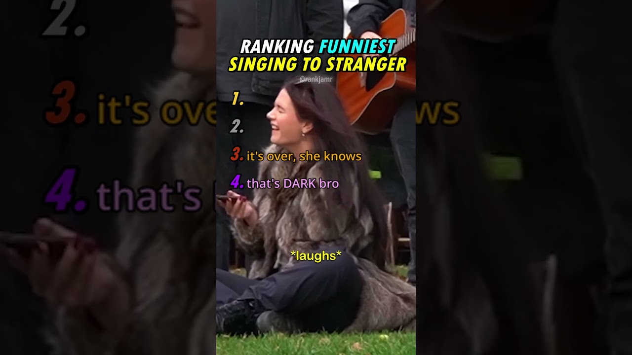 Ranking The Funniest Singing To Strangers😂😂