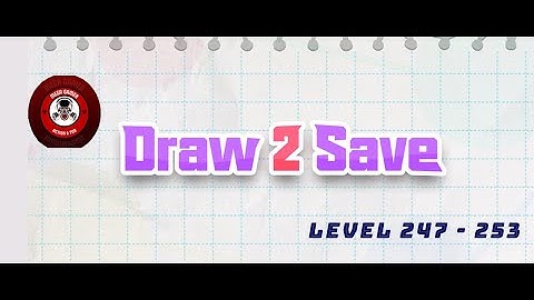 Draw 2 save amazing puzzle game | android Games | Latest Game | free game | Mega Gamer | megagamer