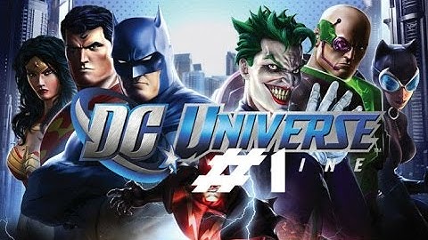 DC Universe Online Part 1 Character Customization | Walkthrough