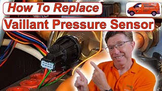 How To Replace a Vaillant Water Pressure Sensor, F75 in the Display, Step by Step Instructions