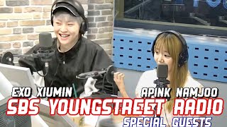 🎧 Exo Xiumin and Apink Namjoo on SBS YoungStreet Radio (fm) 🎧