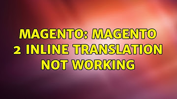 Magento: Magento 2 inline translation not working