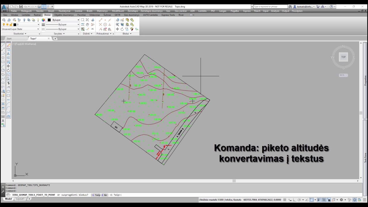 Piketų konvertavimas į altitudės ženklus su aukščio užrašais (GeoMap ...