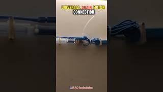 Universal Drain Motor Connection #airconditioner #actechnician
