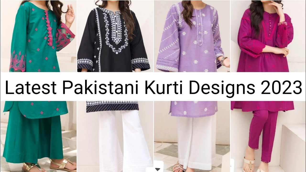 Latest beautiful and stylish side chak kurti designs 2023 Side chak deisgns  for kurti - YouTube