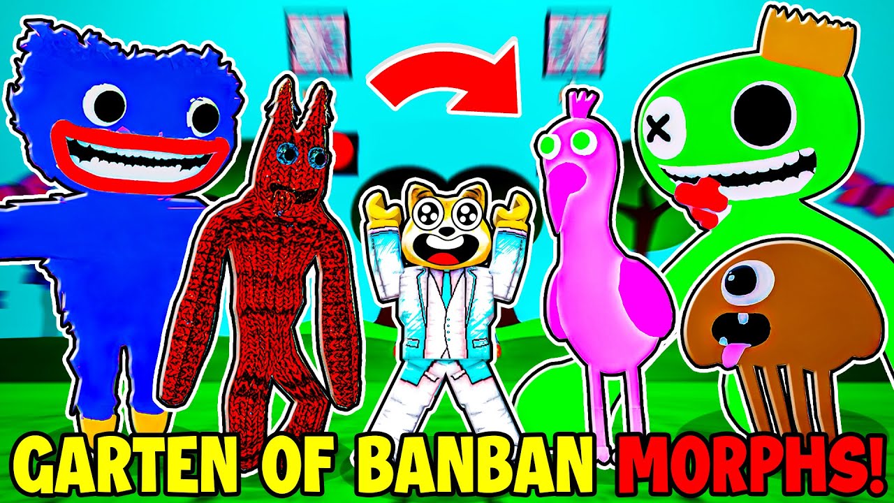 How to Become GARTEN OF BANBAN 2 MORPHS in OFFICIAL GARTEN OF