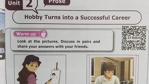 8th std English // unit 2 // Hobby turns into a successful career // All book back answers