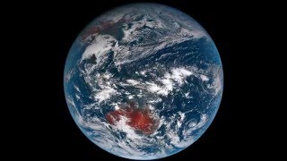 Planet Earth as seen from Himawari 8 satellite on January 26