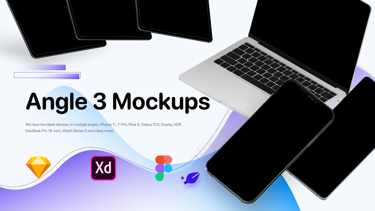 iPhone 12 and 12 Pro Sketch Mockups | Sketch Elements