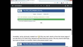 Famous CSS Lesson 9: Validate a CSS file - (with voice David) Wealth