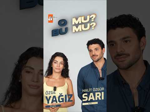 خالد اوزغور و اوزجي ياغيز ابطال مسلسل عيناك كالبحر الاسود فقرة اسئله و أجوبة GözleriKaraDeniz