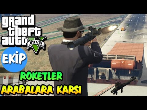 ROKETLER ARABALARA KARŞI | EKİPLE GTA 5 ONLINE