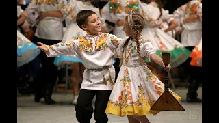 Русский шуточный танец «БАЛАЛАЙКА», Ансамбль Локтева. Russian dance \