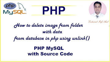 How to Delete Banner Image From Folder with Data From Database in php Using Unlink() | php hindi