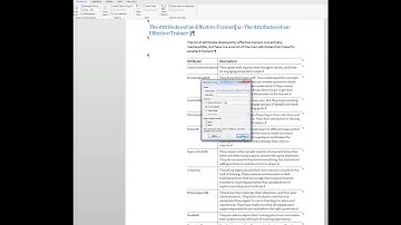 How to create an index in Word 2013