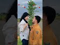 Height difference 😂❤️ #funny #tallhusband #shortwife #shorts #memes
