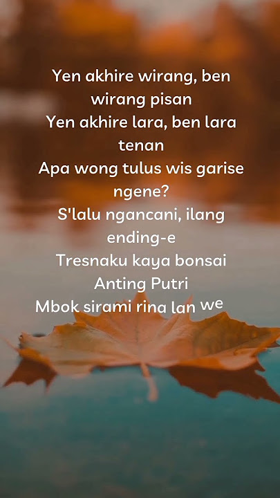 Lirik lagu Wirang - Denny Caknan @MusicLyricsku #lagudangdut #dennycaknan #wirang