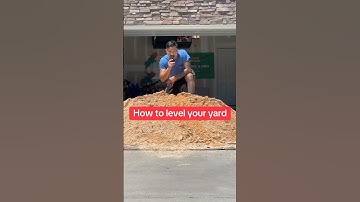 How to level your lawn and yard with sand