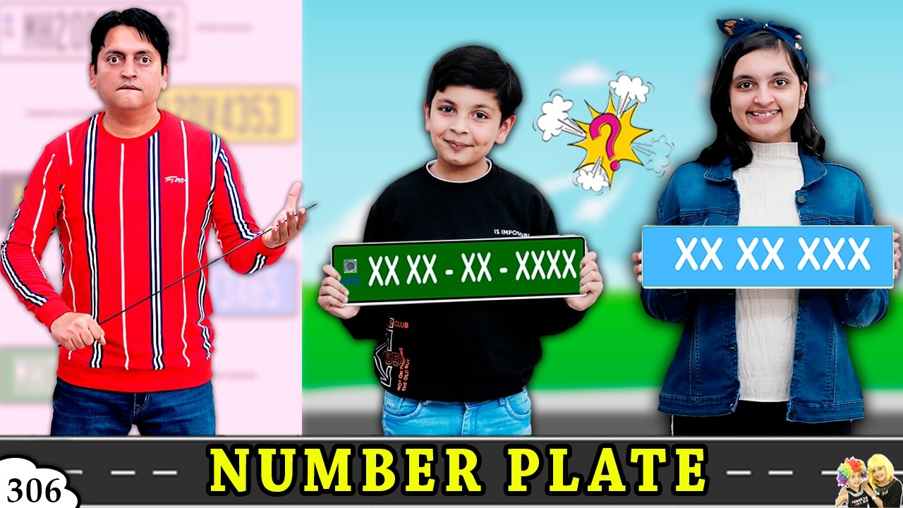 NUMBER PLATE Master Ji Ki Class Family Challenge GK Aayu And Pihu number-plate-master-ji-ki-class-family-challenge-gk-aayu-and-pihu