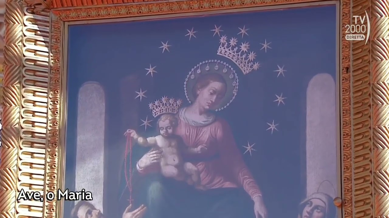 SUPPLICA ALLA MADONNA DEL ROSARIO DI POMPEI 8/05/2025 CON BENEDIZIONE DEL CARDINALE RE