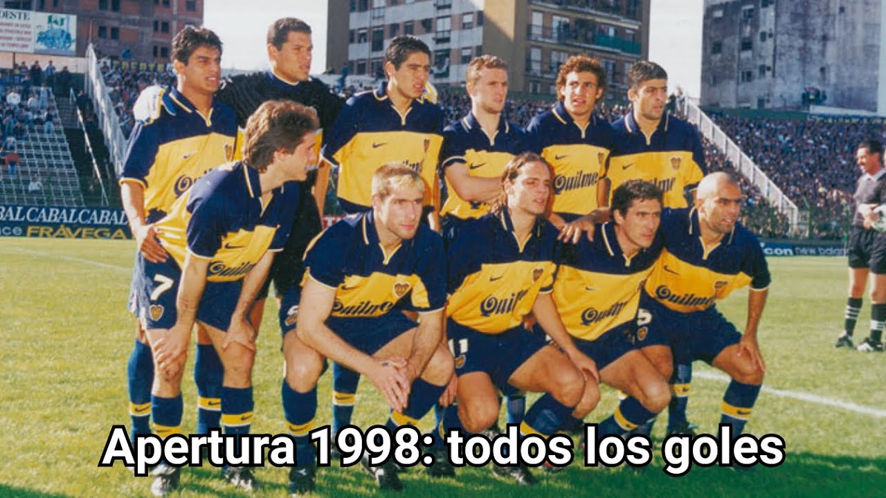 Todos los goles de Boca campeón del Torneo Apertura 1998