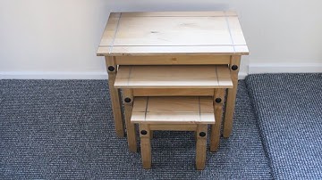 Corona Nest Of Tables Assembly And RAWreview.