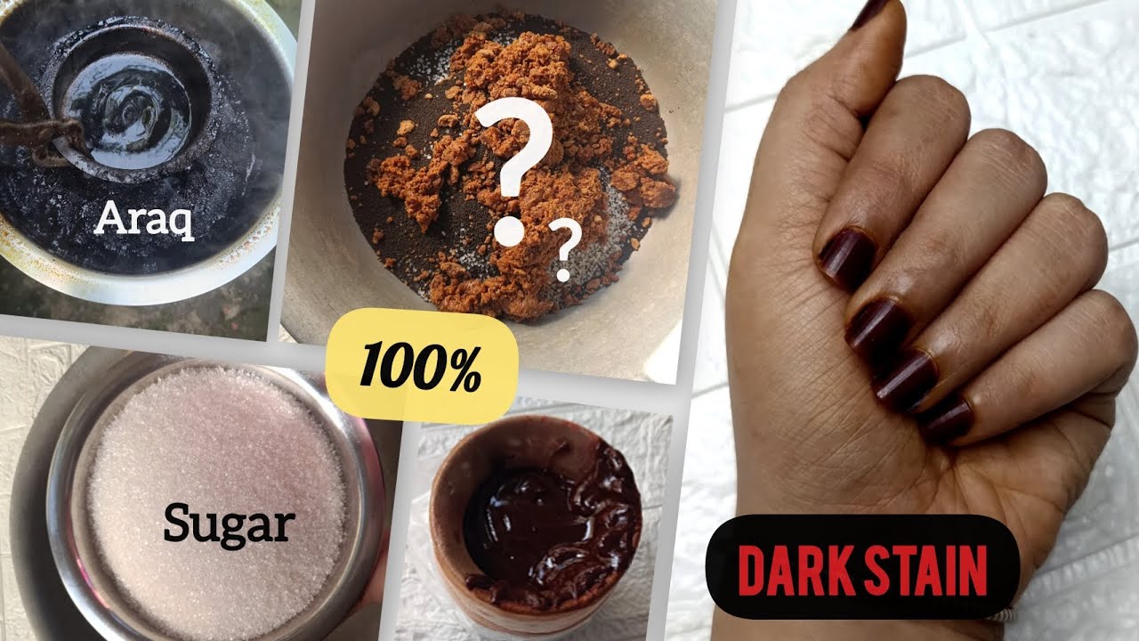  How to Make Dark Nail ARAQ at home | Nakhun ki mehendi