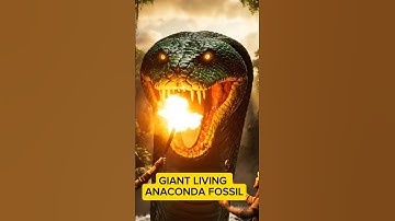 GIANT ANACONDA FOSSIL RESURRECTS IN THE AMAZON FOREST  #anaconda #amazon #animals #shorts